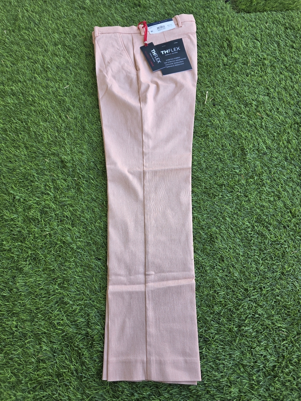 Tommy Hilfiger Men THFLEX Dress Pants 36x32 Stretch NWT Coral  $95 MRSP Career